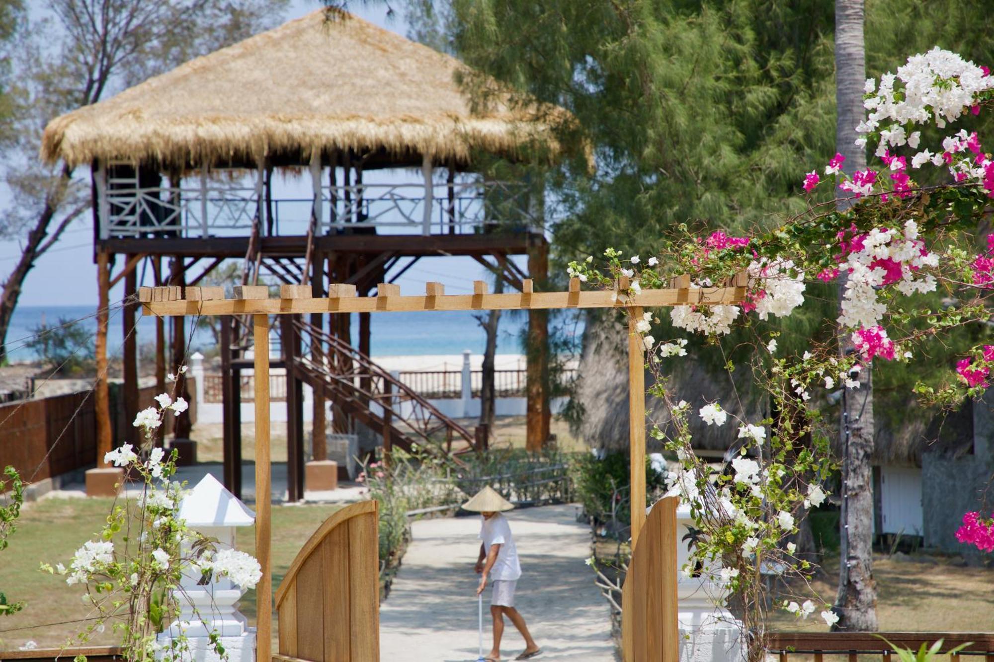 Villa Sunset Beach Gili Trawangan Bagian luar foto